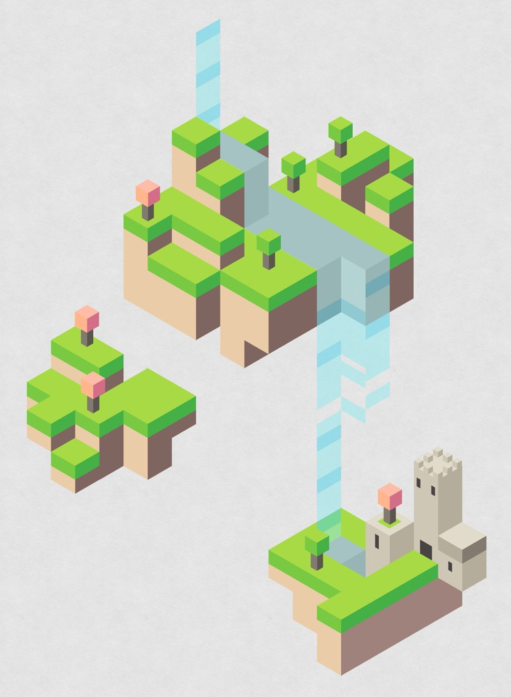 寂寞空岛 - 概念画板