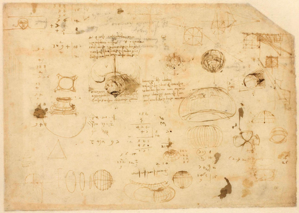 图13：达·芬奇 大西洋手抄本，来源：书格