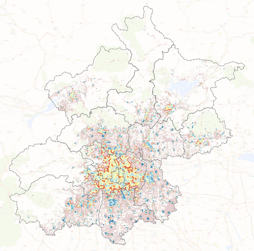 北京市养老设施供需比较图（图4）